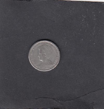 Beschrijving: 25 Cent WILHELMINA  